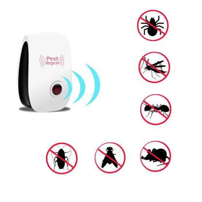 🔌 Répulsif Électrique à Ultrasons – Anti-Insectes & Rongeurs